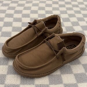 Hey Dude | men’s Wally canvas mono stretch canvas shoes